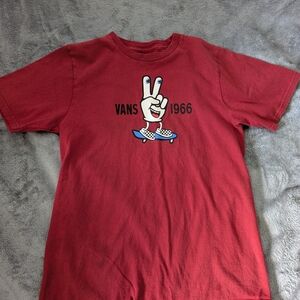 Vans Kids Red Graphic T-Shirt